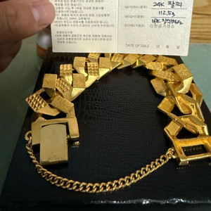 24K 30돈 금팔찌 이미지