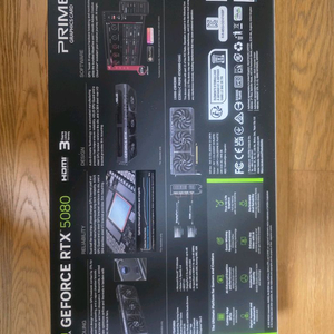 ASUS PRIME RTX 5080 그래픽카드 이미지