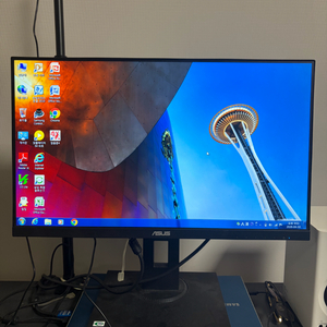 24인치 asus 피벗 가능 모니터 FHD, 스피커 내장 이미지