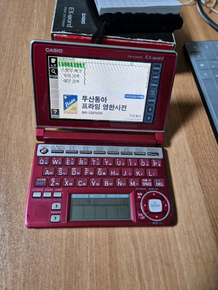 카시오 전자사전 EW-A3400 이미지