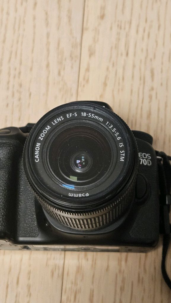 캐논 70d + 18-55mm stm 렌즈 이미지