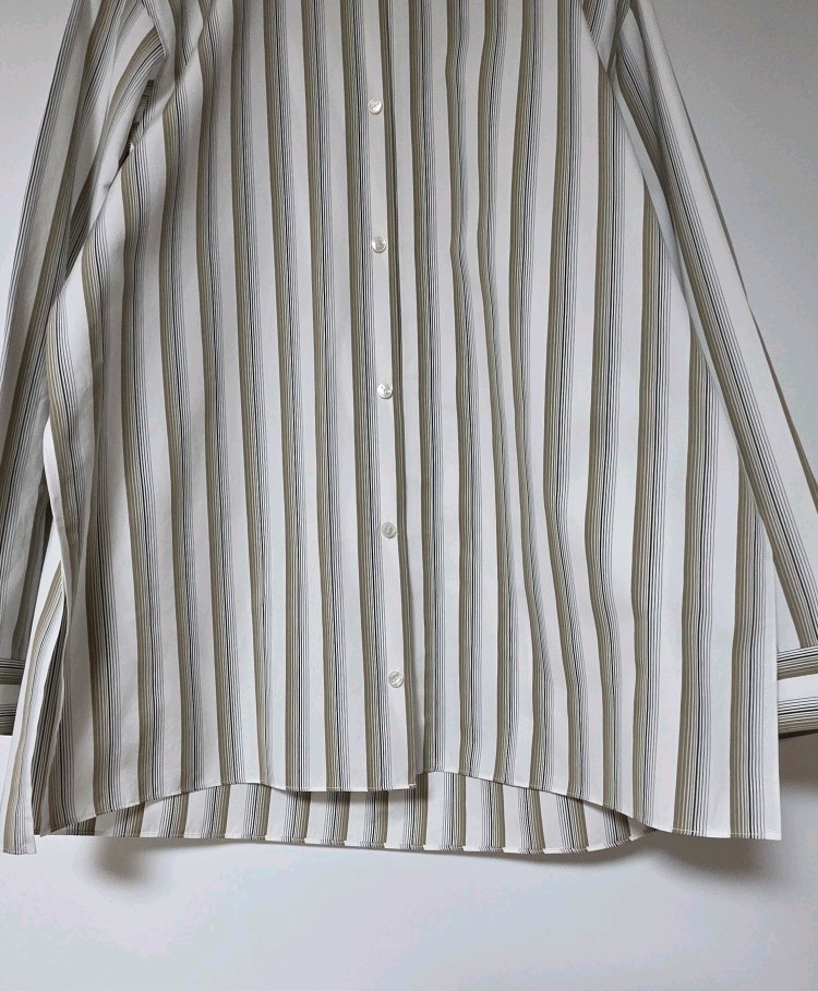 델라라나 DELLA LANA 20 스트라이프 셔츠 택째 새제품 이미지