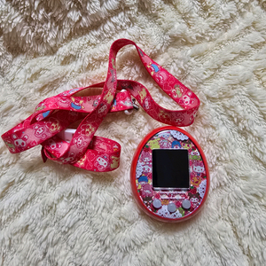 (플레이용)다마고치 미츠 산리오 레드+스트랩 이미지