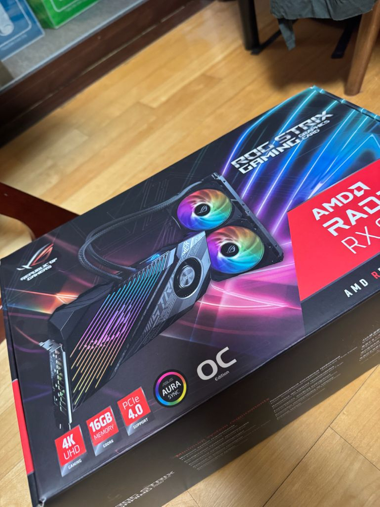 RX 6800 XT 16g 순정 수냉식 그래픽카드 체굴x 이미지