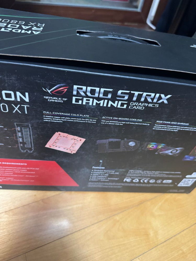 RX 6800 XT 16g 순정 수냉식 그래픽카드 체굴x 이미지