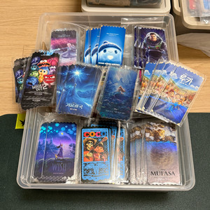 겨울왕국 인사이드아웃2 위시코코루카인어공주무파사고장난론버즈 오리지널티켓 디즈니오티 이미지