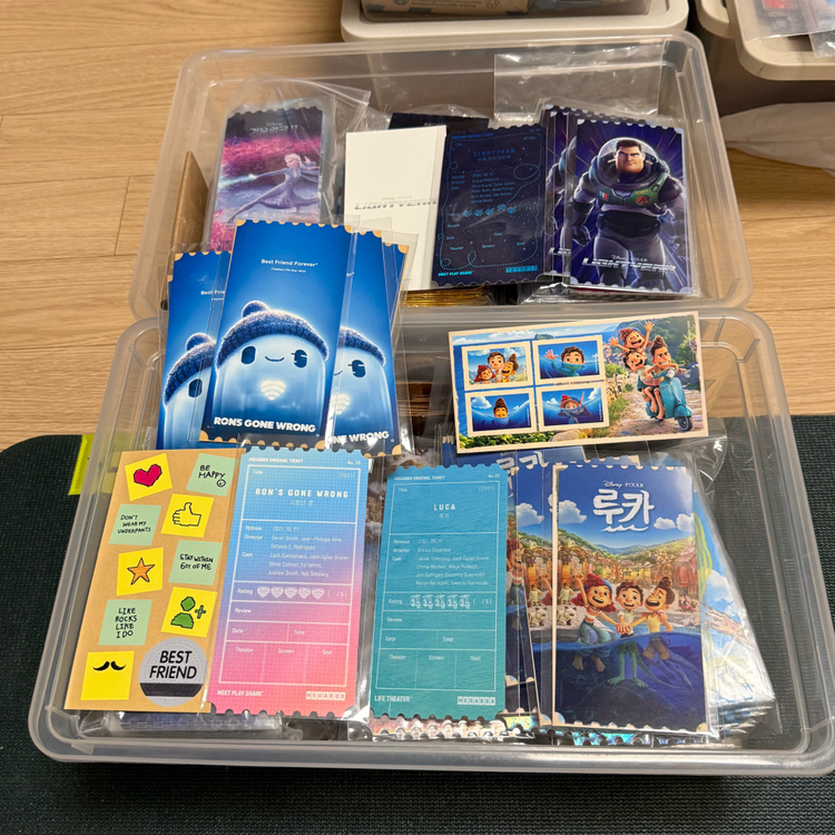 겨울왕국 인사이드아웃2 위시코코루카인어공주무파사고장난론버즈 오리지널티켓 디즈니오티 이미지