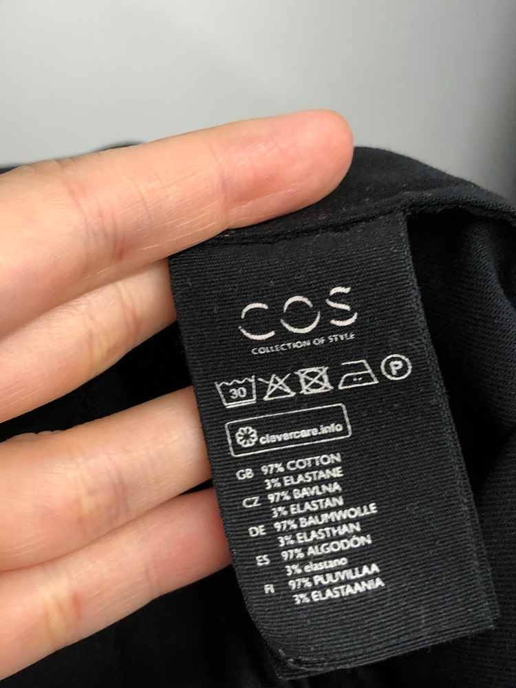 코스 셔링넥 반팔 원피스 40사이즈 이미지