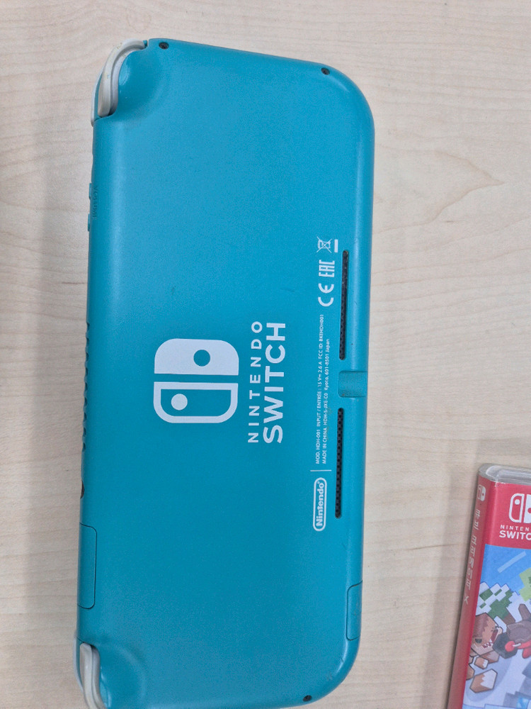 닌텐도 스위치 라이트 본체 + 큐브 크리에이터 X + 스플래튠2 게임칩 2개 이미지