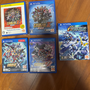 PS Vita 슈퍼로봇대전 V, X, 시옥편, 천옥편, 건담 제너레이션 5종 게임 이미지