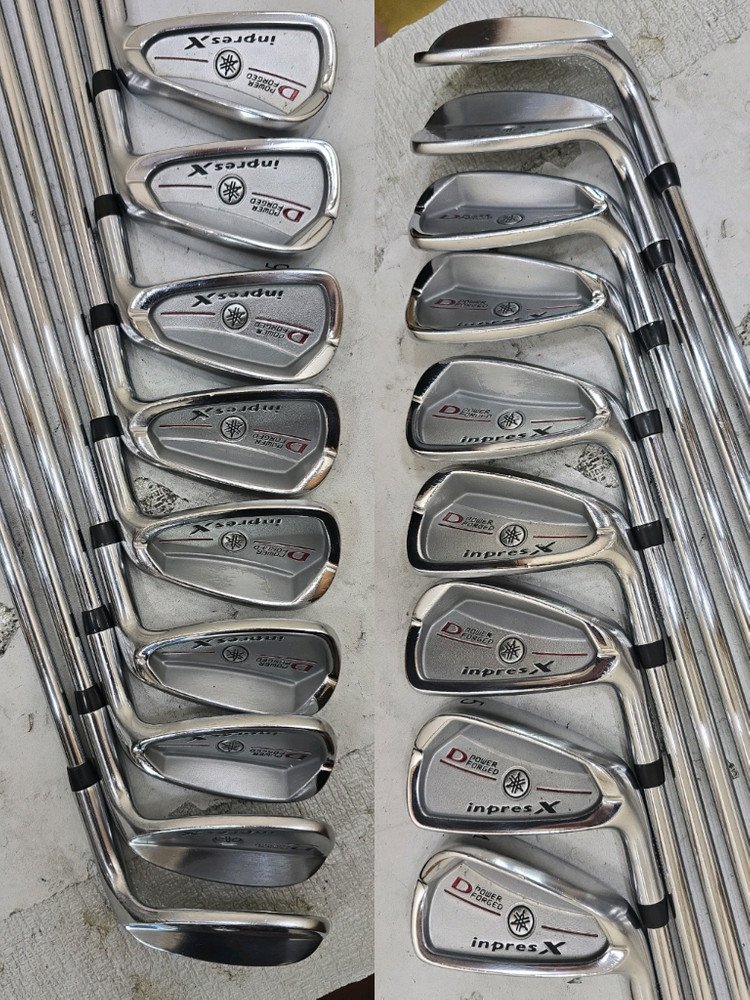 40만 야마하 경량스틸 아이언 젝시오 등 남성용 중고골프채 풀세트 이미지