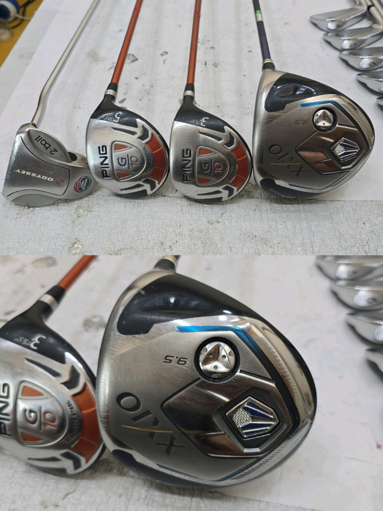40만 야마하 경량스틸 아이언 젝시오 등 남성용 중고골프채 풀세트 이미지