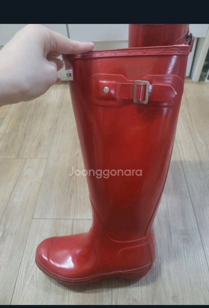 헌터 레인부츠 이미지
