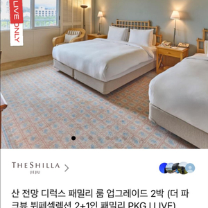 제주신라호텔 숙박권(5/29-5/31)(더파크뷰포함) 이미지