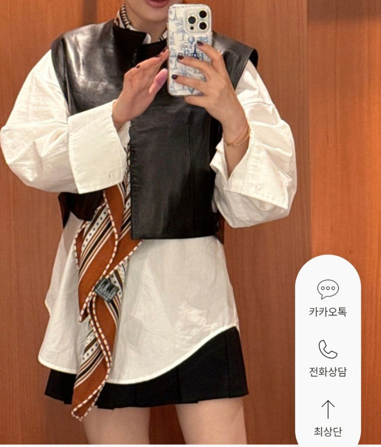 라두나 리얼 양가죽 베스트(조끼) M사이즈 이미지