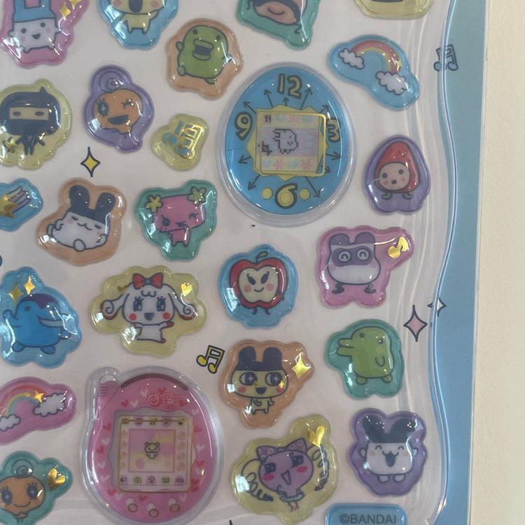 새상품 다마고치 일본정품 드롭 씰 스티커 이미지