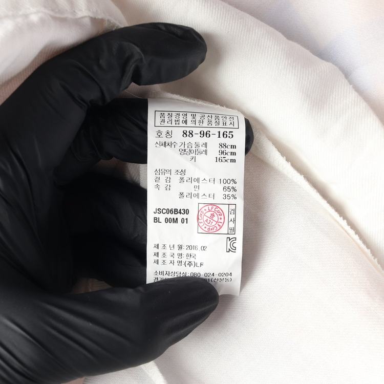 질 스튜어트 쉬폰 퍼프 반팔 원피스 파스텔 M 이미지