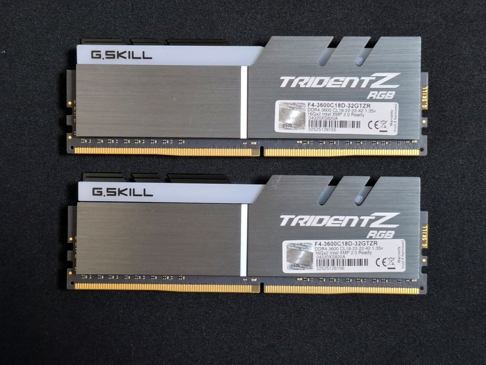 컴퓨터 지스킬 메모리 DDR4 3600 32GB (16GB 2개) 이미지