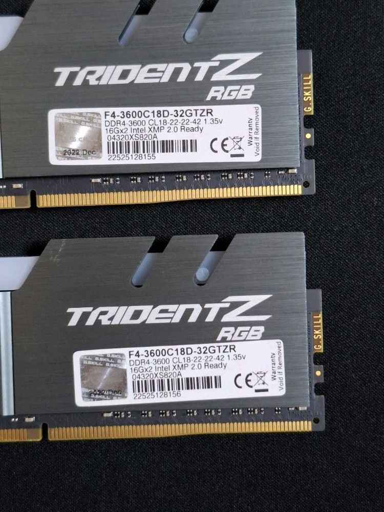 컴퓨터 지스킬 메모리 DDR4 3600 32GB (16GB 2개) 이미지