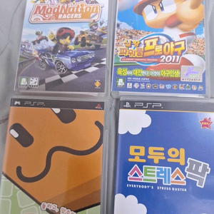 psp 게입칩 모드네이션 레이서, 실황 파워플 프로야구, 코롱, 모두의 스트레스 팍 일괄판매 이미지