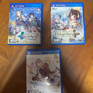 PS Vita 아틀리에 시리즈 게임 3종 이미지