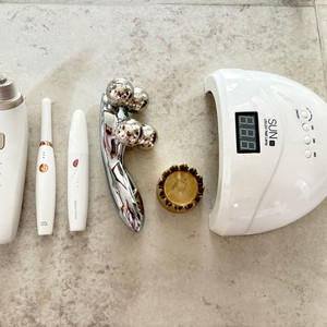페이스 팩토리 피지 흡입기, 오아 ,메리쏘드 속눈썹 고데기 , 젤 네일램프 ,리파케럿, 빵짜유기 괄사 이미지