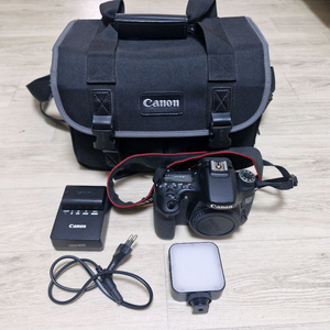 캐논 EOS 70D DSLR 카메라 가방 포함 이미지