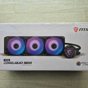 MSI CORELIQUID 360R 수냉쿨러 팝니다(미사용품) 이미지