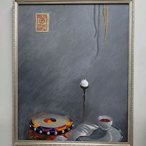 30호 대형 유화그림 호롱북 이미지