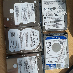 노트북하드 HDD 500GB 슬림형 5개일괄 이미지