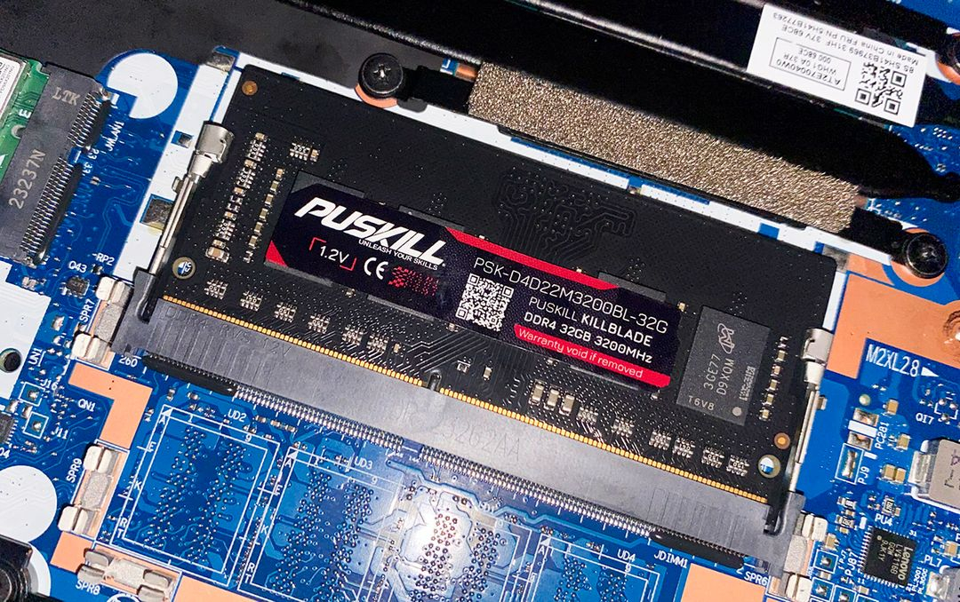 PUSKILL 노트북 DDR4 32GB 3200 메모리 이미지