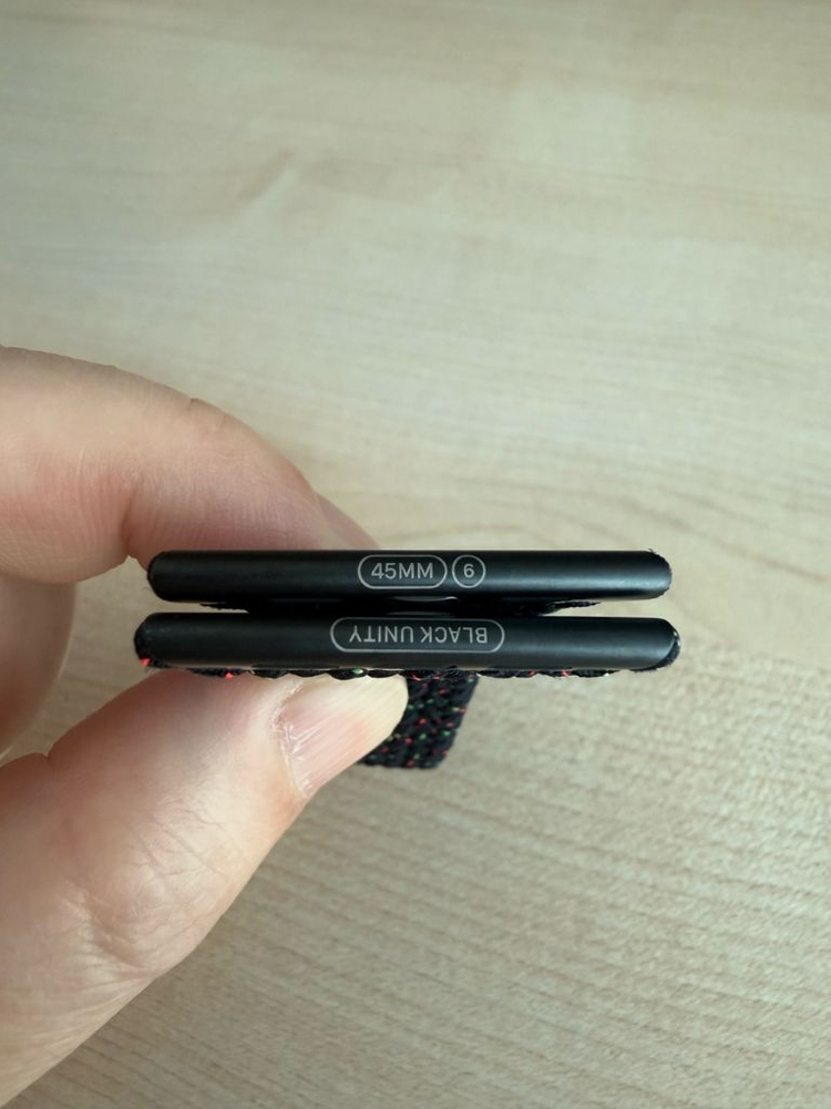 애플워치 브레이드 솔로루프 45mm 블랙유니티 이미지