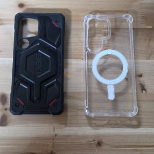 S25울트라 UAG 모나크 케블라 마그네틱 / S26울트라 투명 맥세이프 케이스 판매 합니다.(개별 판매 가능.) 이미지