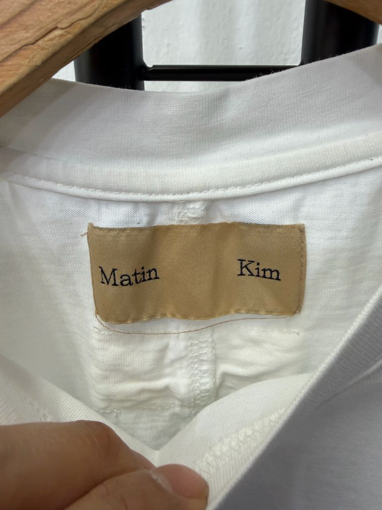 정품) 마뗑킴 로고 반팔 티셔츠 F 이미지