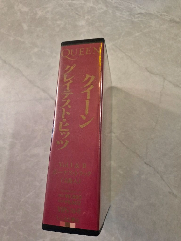 퀸 (QUEEN) 베스트 히트 비디오테이프 VHS 박스 오브 플릭스 이미지
