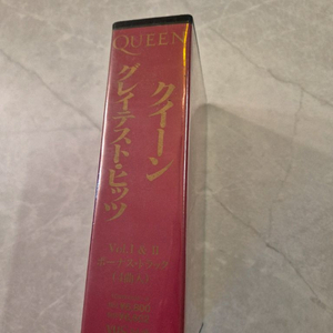 퀸 (QUEEN) 베스트 히트 비디오테이프 VHS 박스 오브 플릭스 이미지