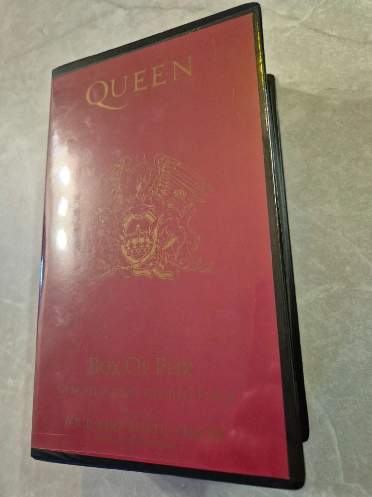 퀸 (QUEEN) 베스트 히트 비디오테이프 VHS 박스 오브 플릭스 이미지