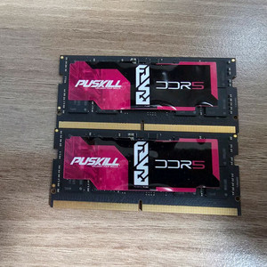 PUSKILL DDR5 16GB X2 (32GB) 노트북 램 이미지