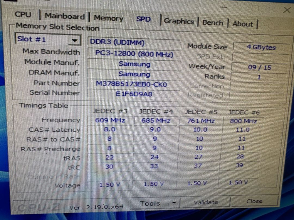 삼성 DDR3 4GB 메모리 4개 이미지