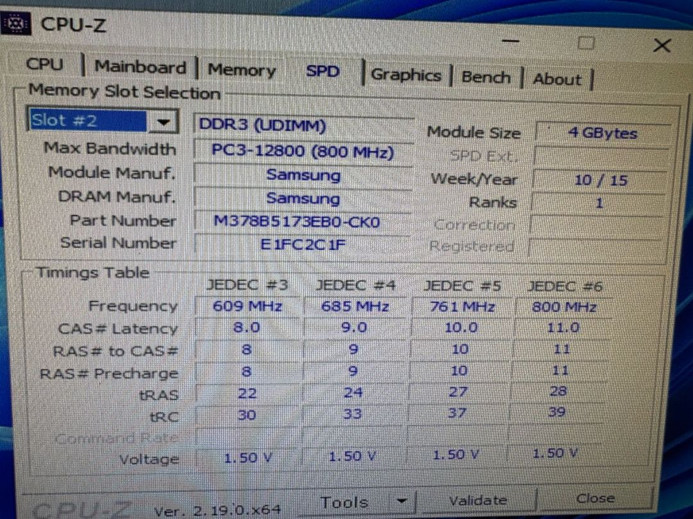 삼성 DDR3 4GB 메모리 4개 이미지