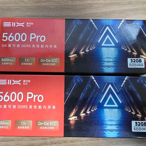 SIX 5600 Pro DDR5 32GB 노트북 램 2개 (64GB) 이미지