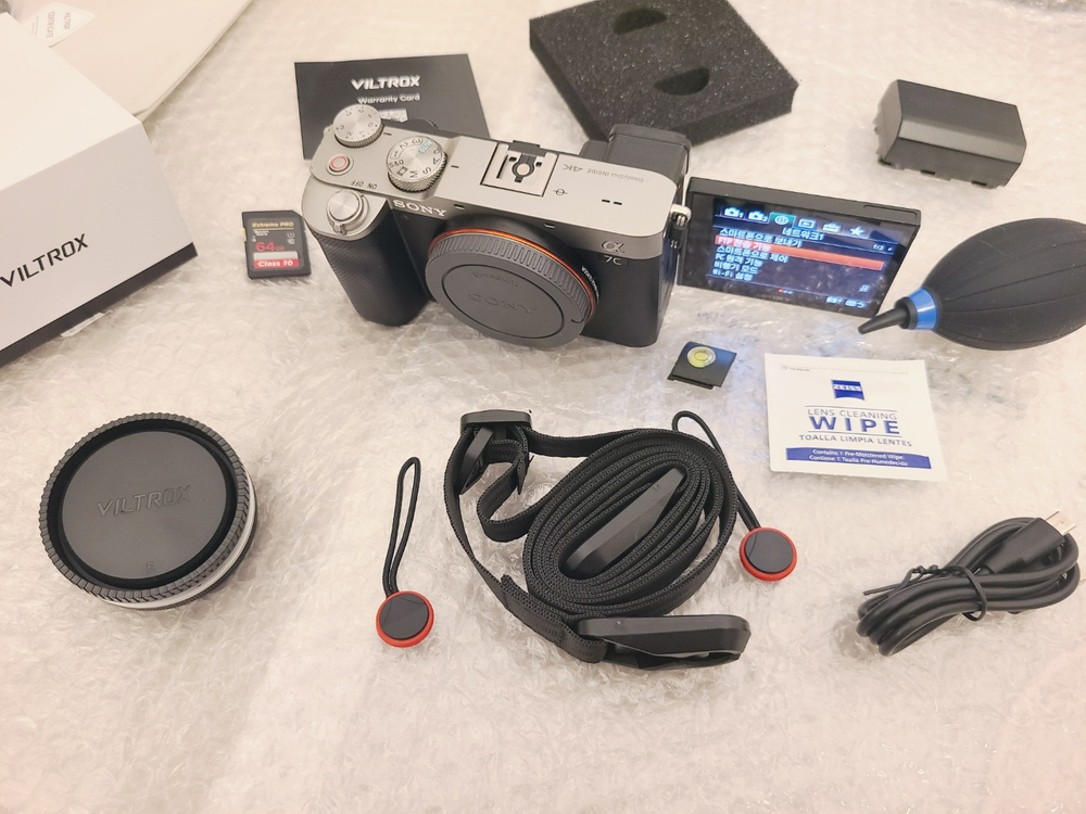 소니 a7c 카메라 + 렌즈 삼각대 메모리카드 가방 풀세트 신번들 화각 2860 입문 여행 유튜브 풀세트 이미지