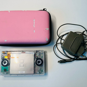 닌텐도 DS Lite DSL 클리어 하우징 한글 정발판 + 정품 충전기 판매 (GBA, 게임보이) 이미지