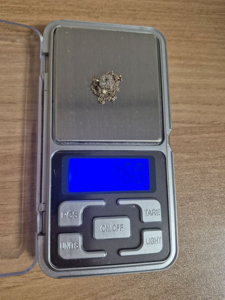 14K 목걸이 화이트골드 금목걸이 1.6g 로즈몽 이미지