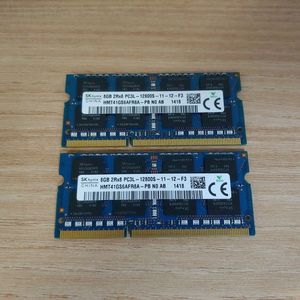 SK hynix DDR3L-12800S 8GB 노트북용 메모리 2개 이미지