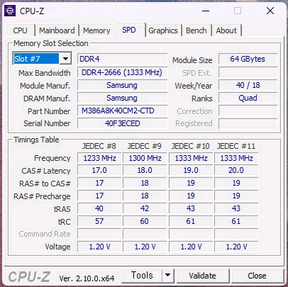 삼성 서버 메모리 DDR4 128GB (64GB X 2) 이미지
