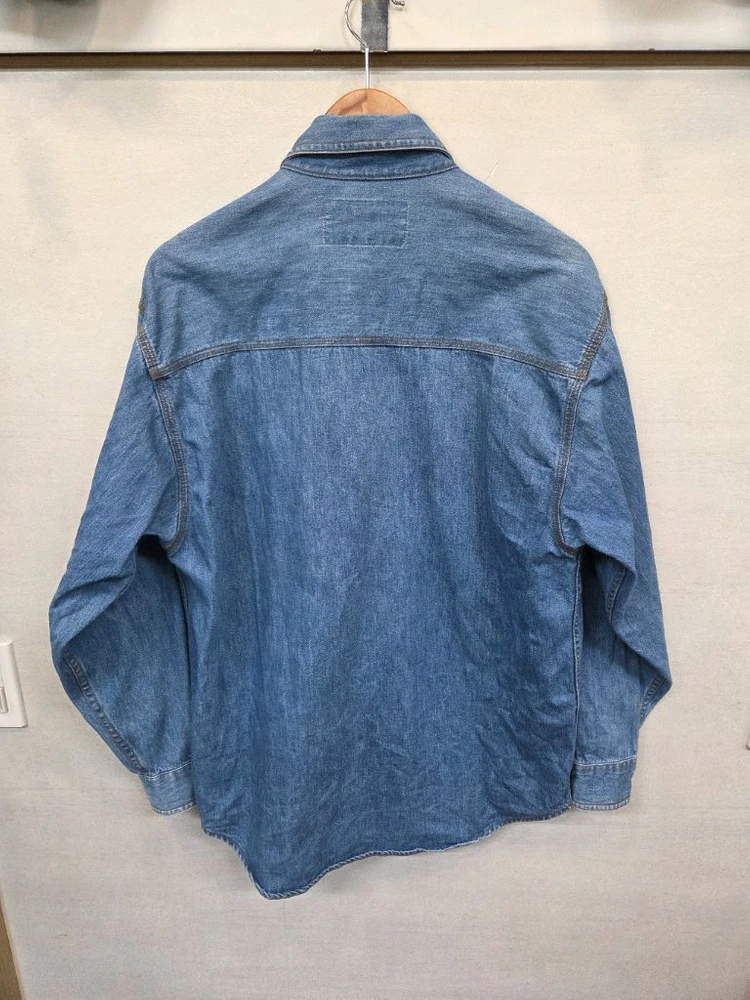 혼다 올드스쿨 빈티지 자수로고 데님셔츠 긴팔 L xl 이미지