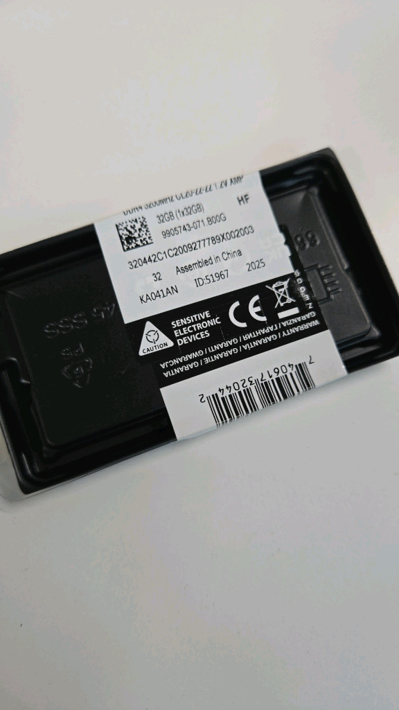 Kingston FURY Impact DDR4 Laptop RAM 32G 3200MHz 이미지