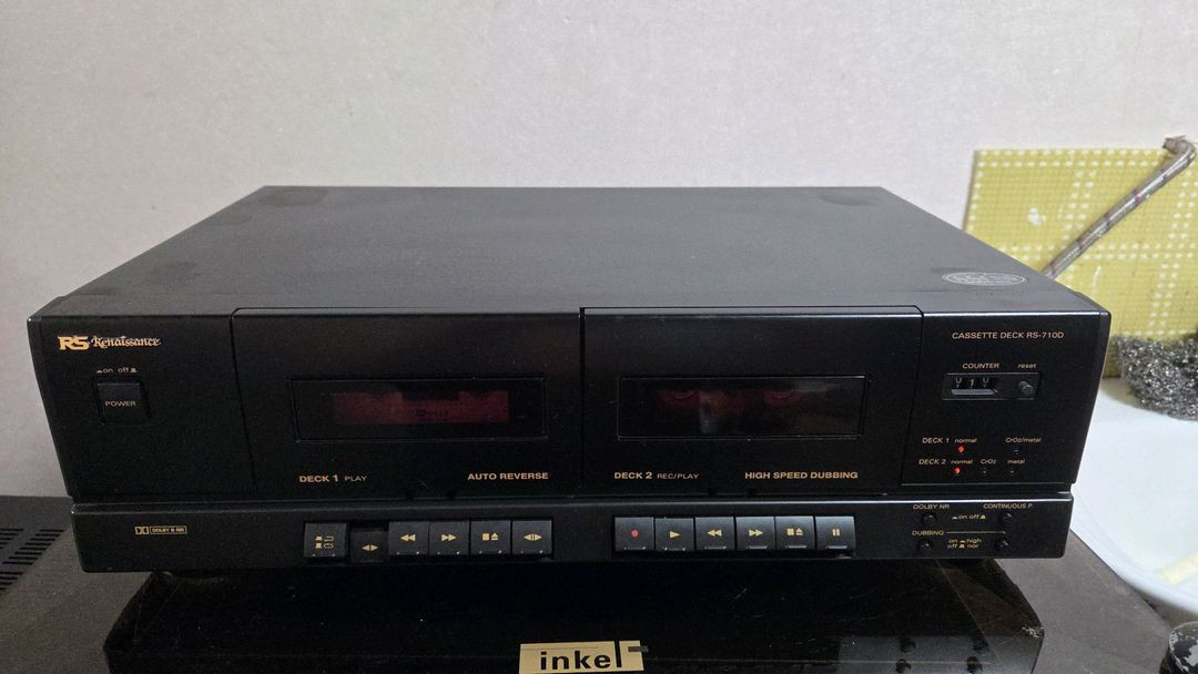 인켈 르네상스 카세트 데크 RS-710D 이미지