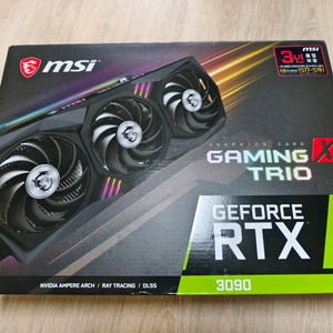 MSI RTX 3090 Trio 24g 그래픽카드 이미지